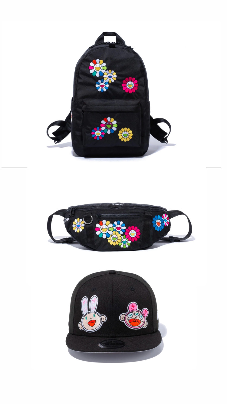Shop New Era 2022 SS Unisex Street Style Collaboration Logo Backpacks  (Flower Light Backpack, New Era Takashi Murakami) by Hirokiki.k