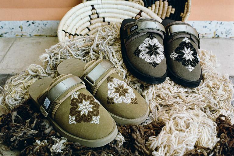 ADISH x ていたし SUICOKE ZAVOサンダル