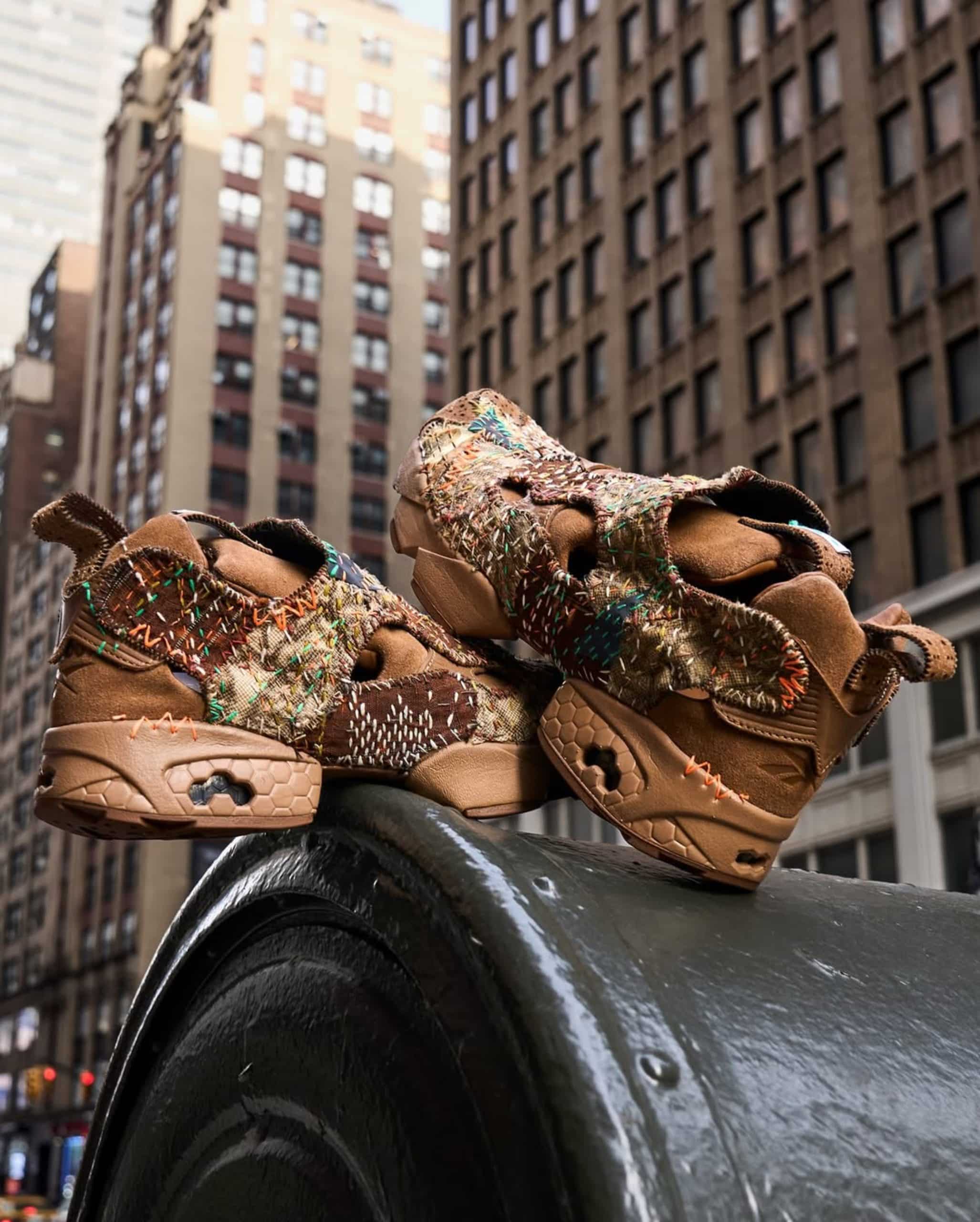 Engineered Garments x JunAle x Reebok Instapump Fury 94: The art 
