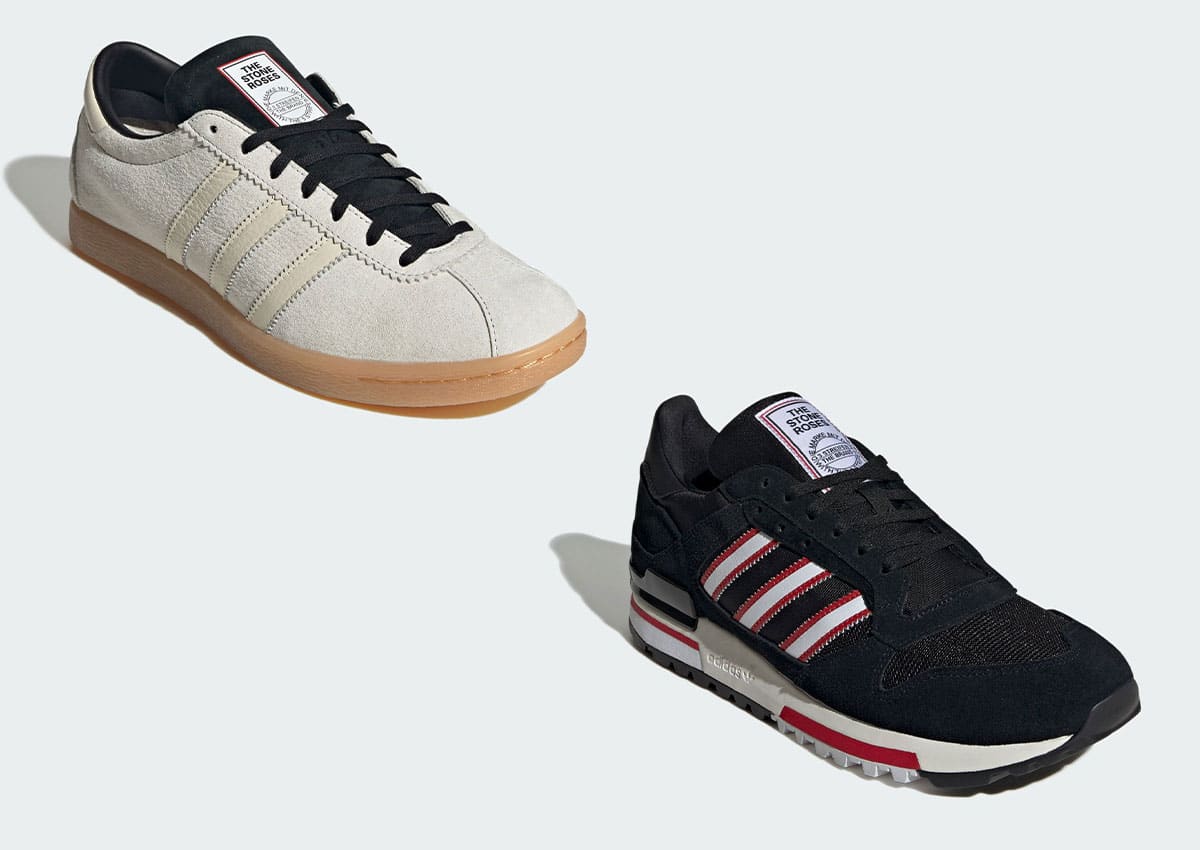 adidas gazelle silver green womens Stone Roses Limited Edition Trainers – Sneakcustomtrainers.com main image 0