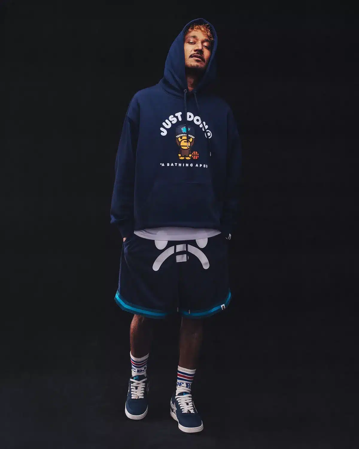 The Just Don x Bape collection will be released on February 14 