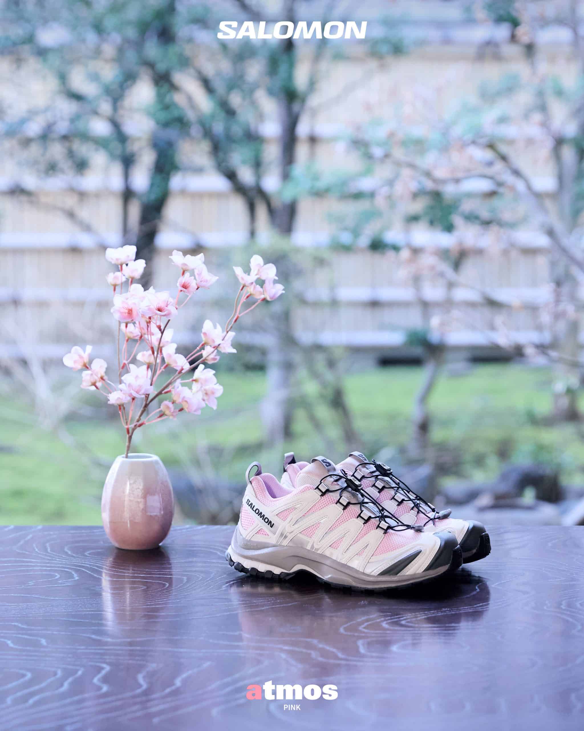 SALOMON XA PRO 3D Pink さくら atmos pink and Salomon unveil the XA PRO 3D “XAKURA”, a sneaker