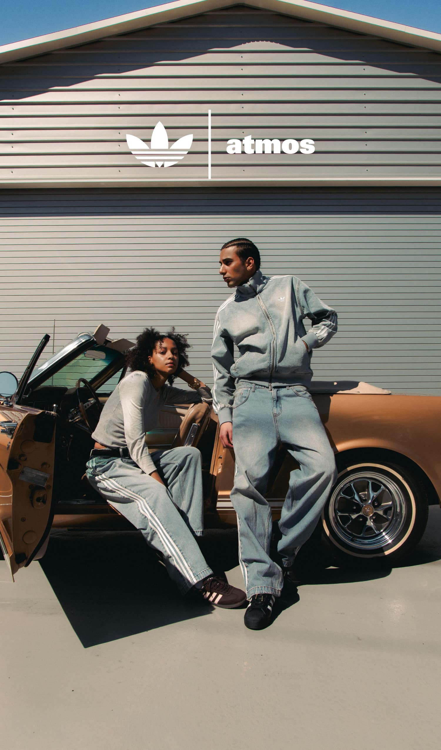 atmos revisits the iconic adidas Originals Firebird with a denim