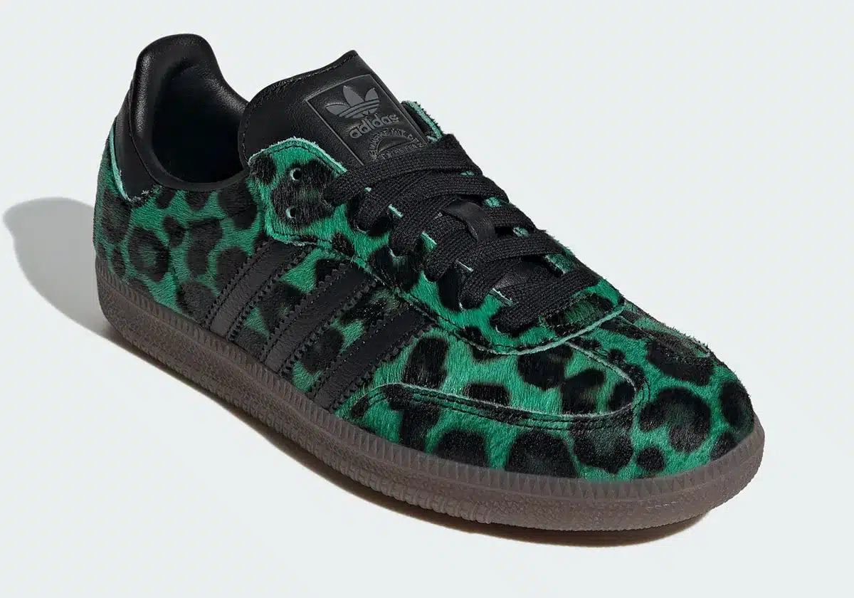 adidas gazelle silver green womens Adidas Samba 'Leopard Print' main image 0