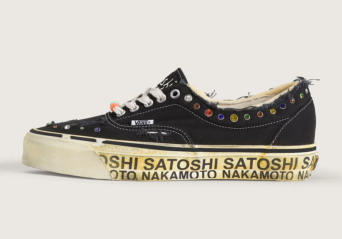 Satoshi Nakamoto x Vans Era 95 Gems Drop April 30 with Distressed Canvas and Gemstone Accents — image 2