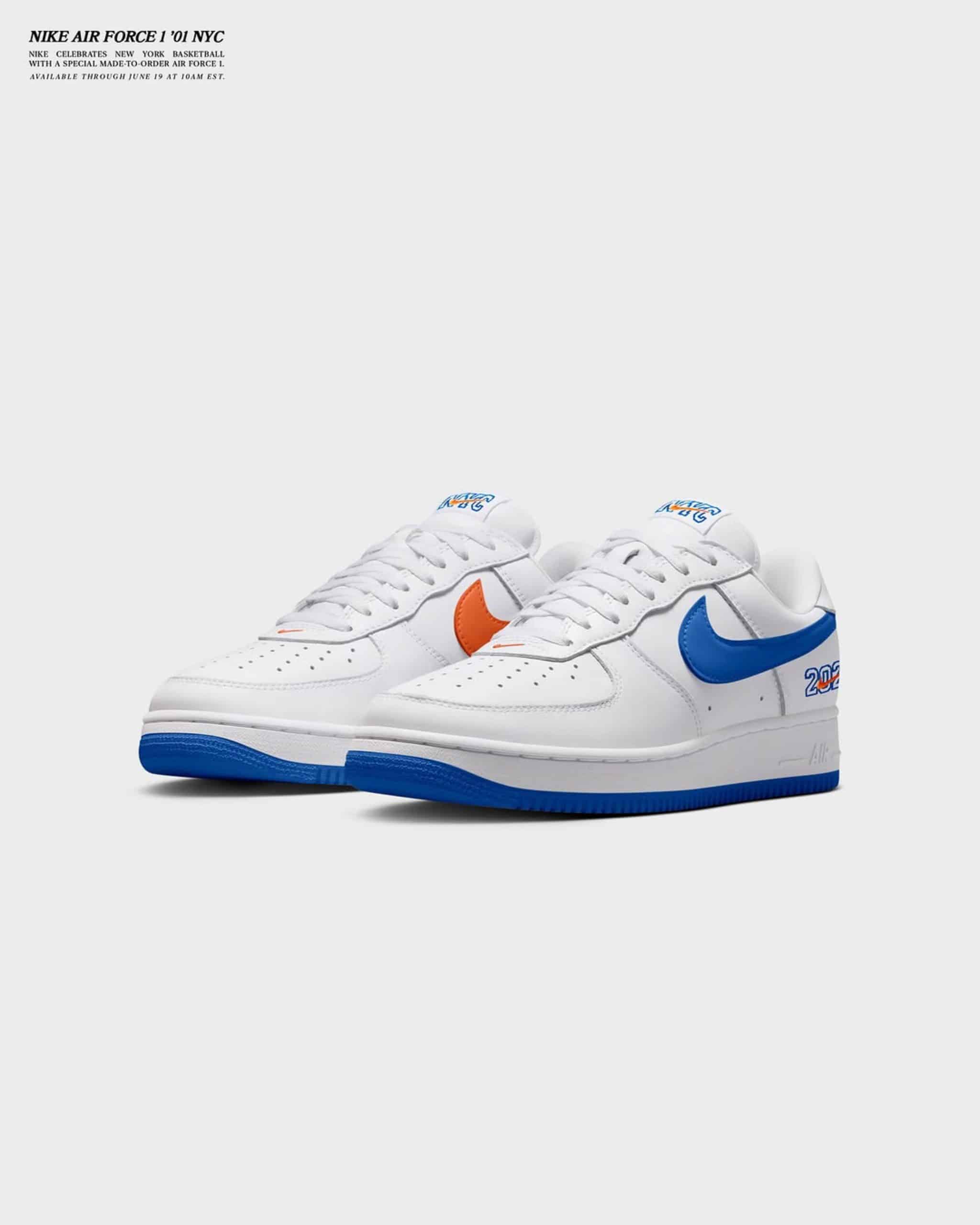 Nike celebrates the Knicks' historic title with a new Air Force 1