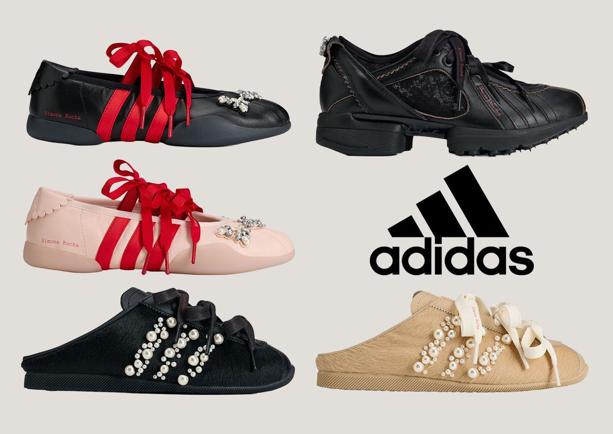 Simone Rocha x adidas Originals: three adidas silhouettes transformed for Fall 2026
